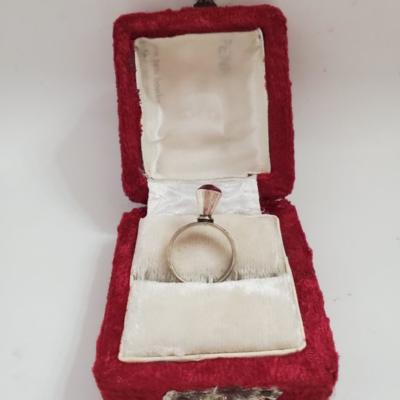 Red rupee medieval ring - Picture 5 of 10